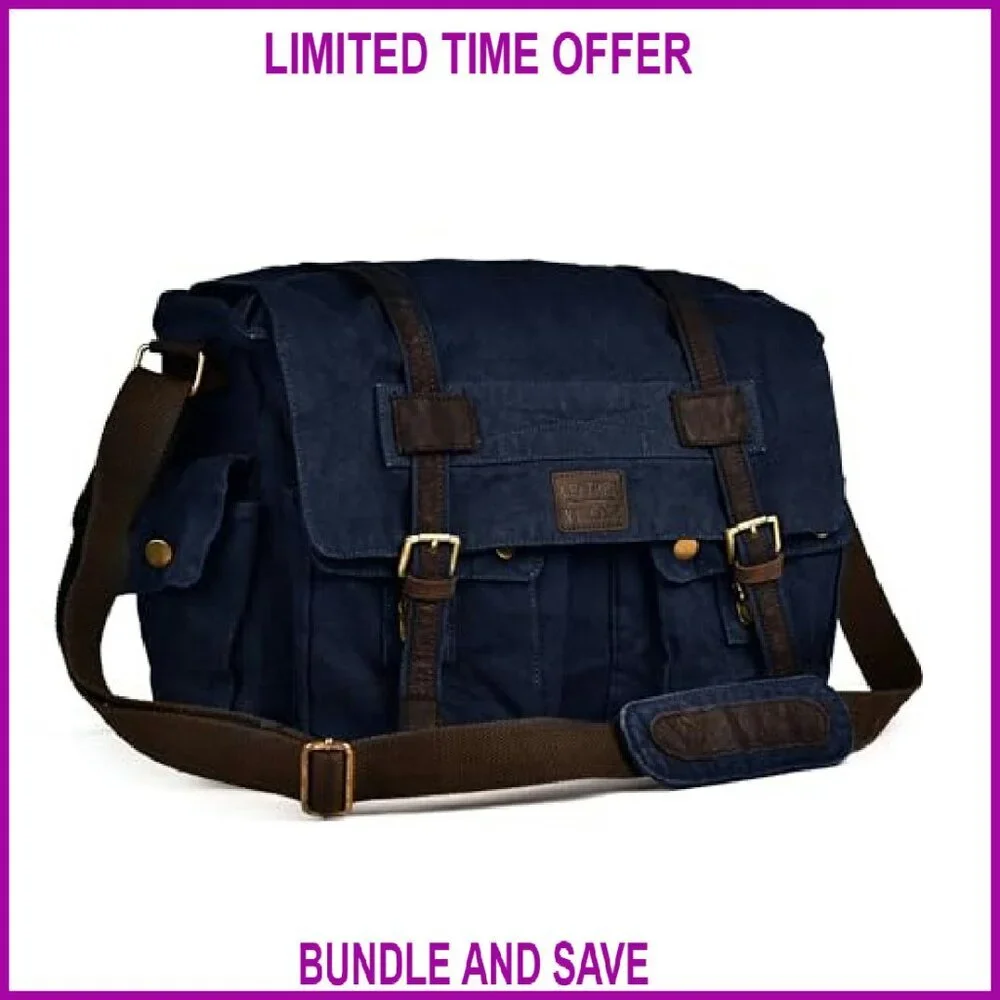 Canvas Messenger Bag 16